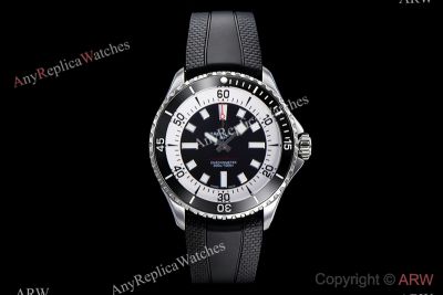 BLS Factory Breitling Superocean Cal.17 Movement 42mm Super Lume White Gold Case Watch